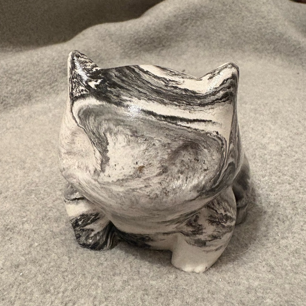 Marbled Ceramic Bulbasaur Air Plant or Succulent Small Planter